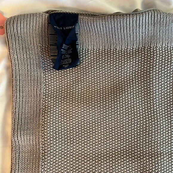 Ralph Lauren Home Throw knitted pillow case cover - Picture 2 of 4